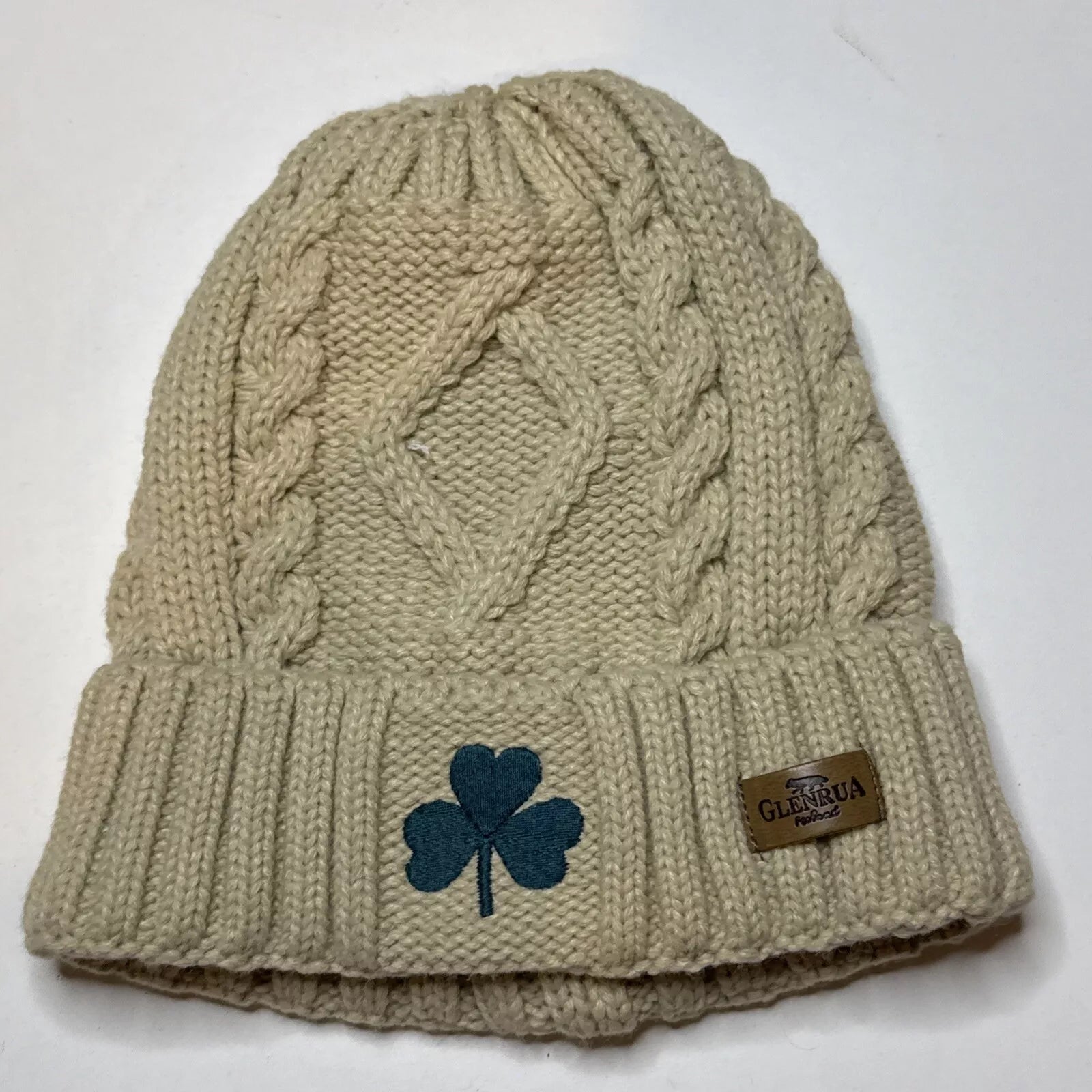 Glenrua Aran Style Cable Knit Beanie