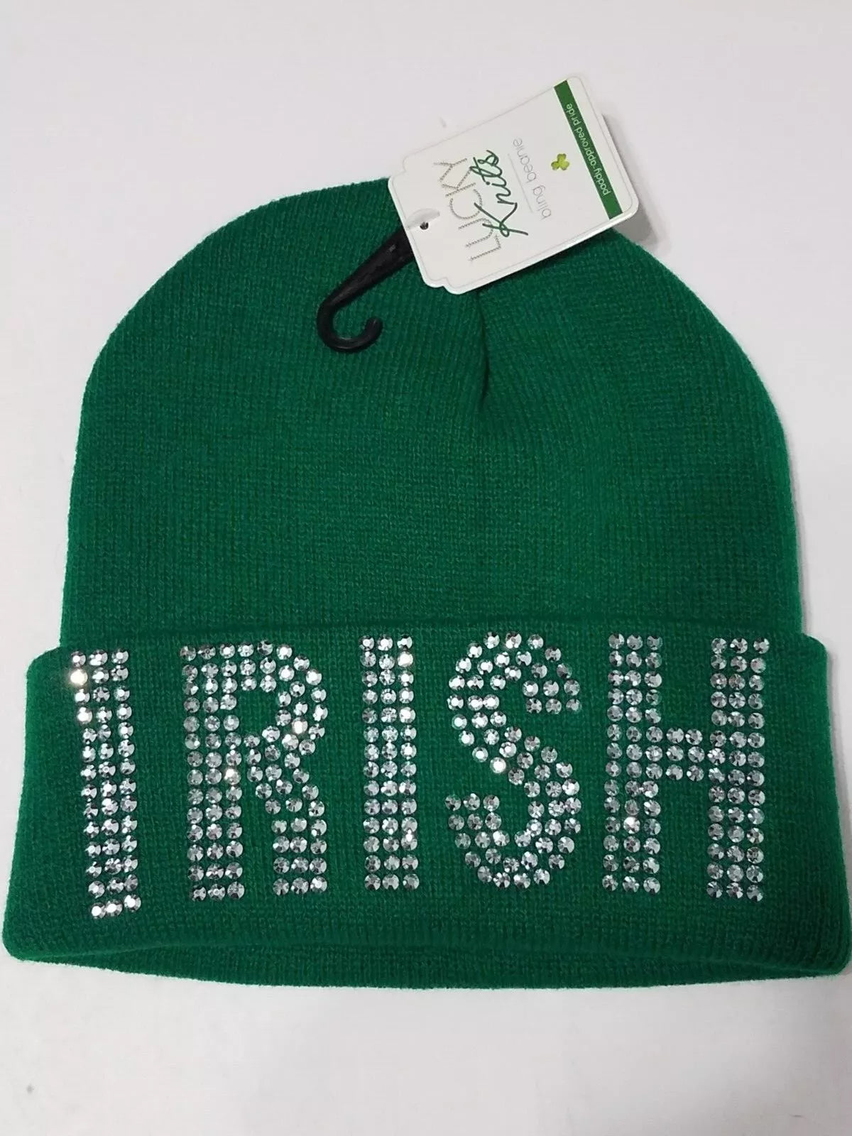 Green Knit Irish Beanie