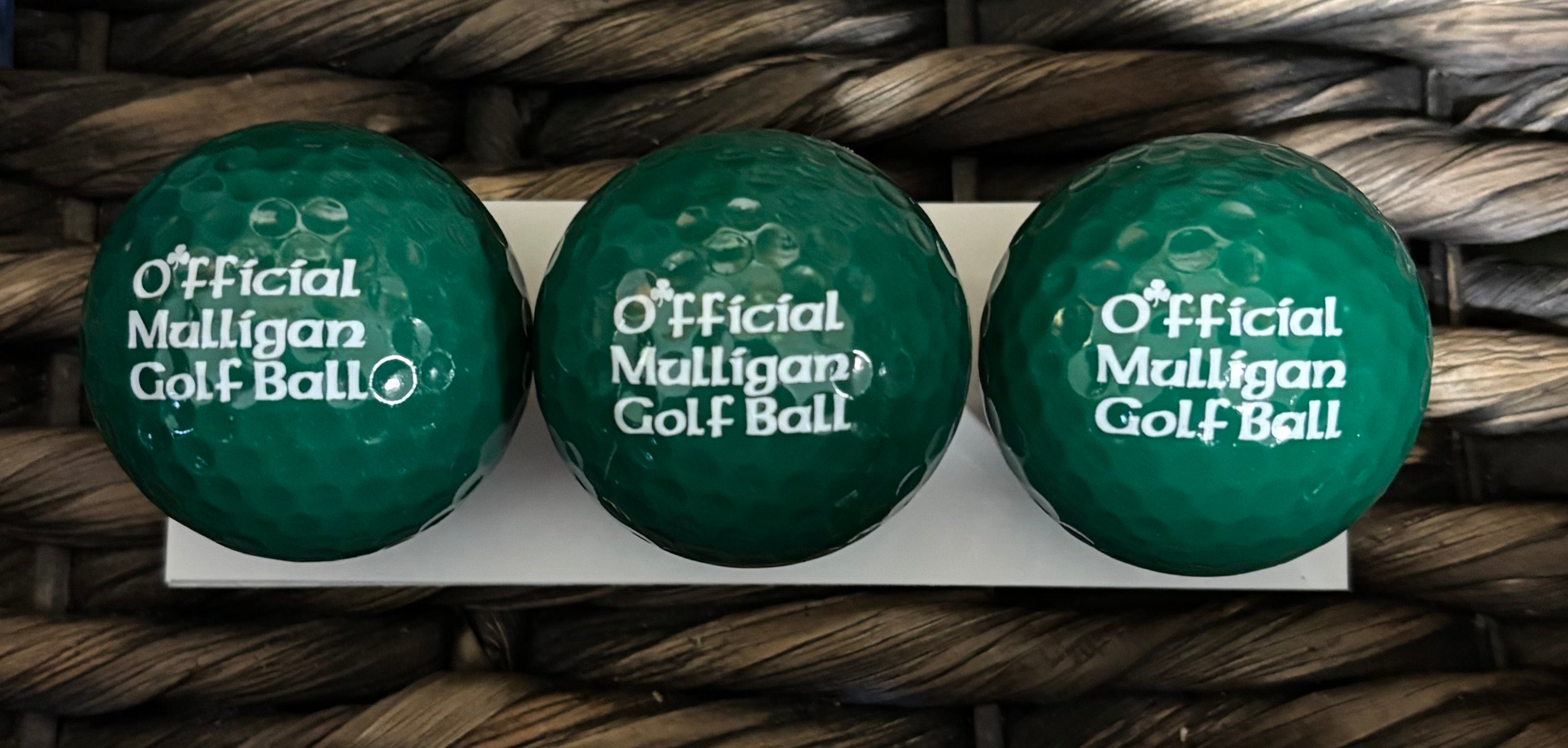 Official Mulligan Green Golf Balls