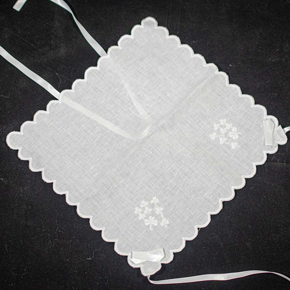 Wedding Hankie-Baby Bonnet