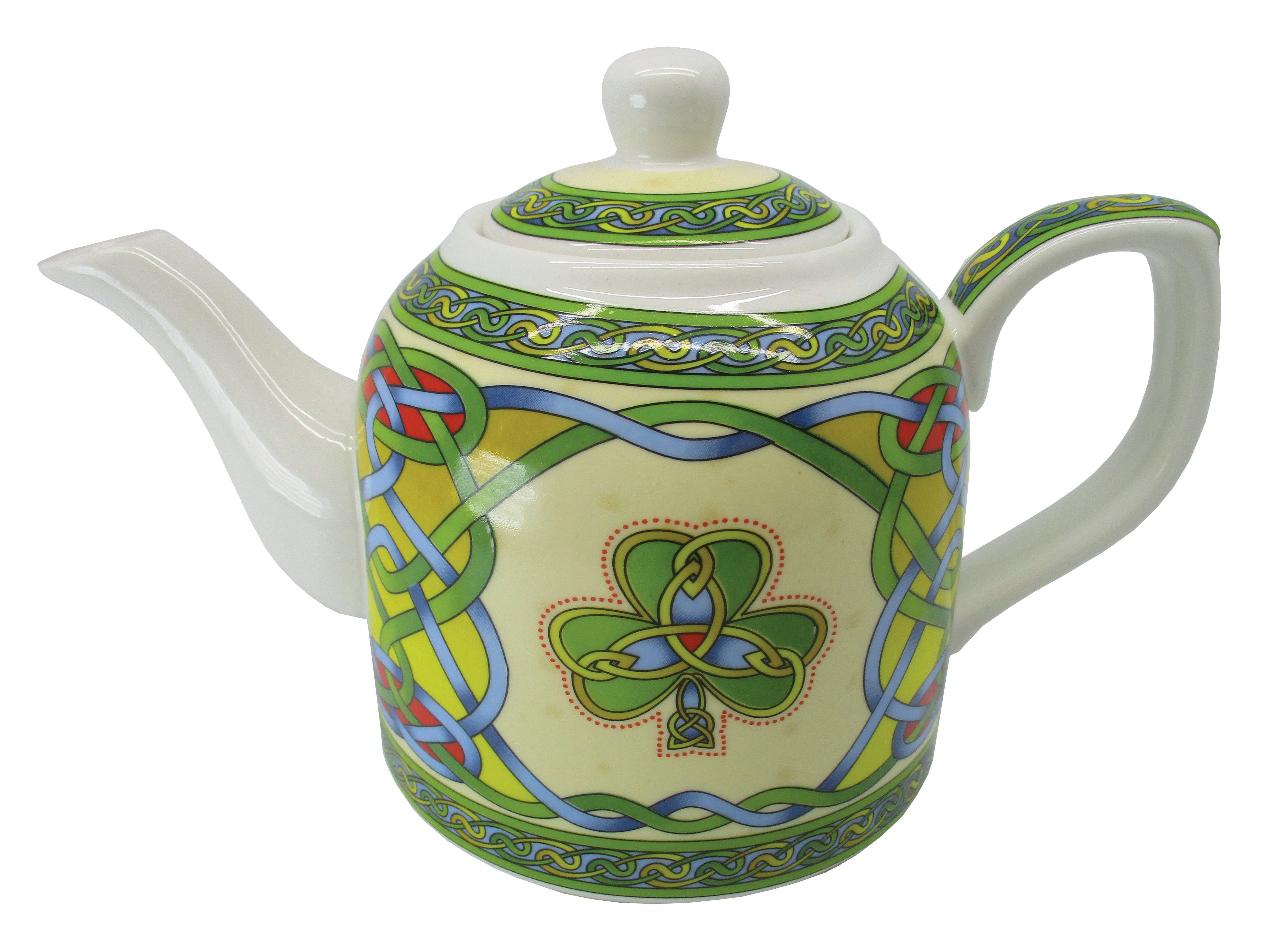 Bone China Shamrock Irish Celtic Teapot