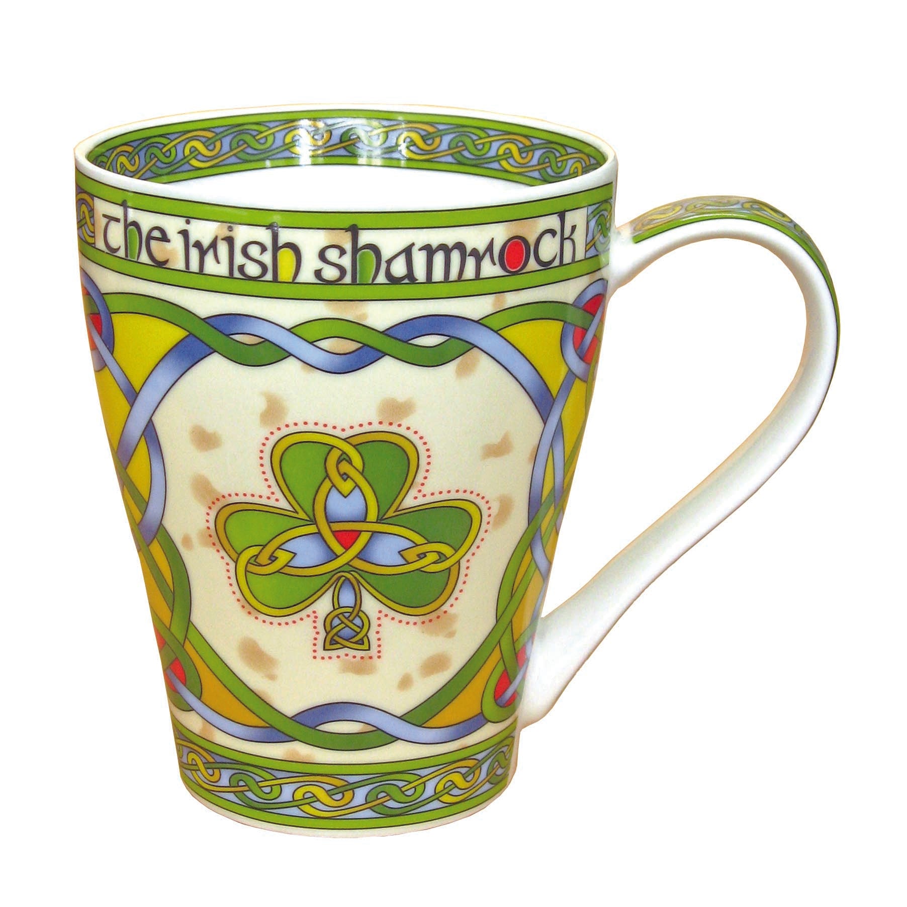 Bone China Shamrock Irish Celtic Mug