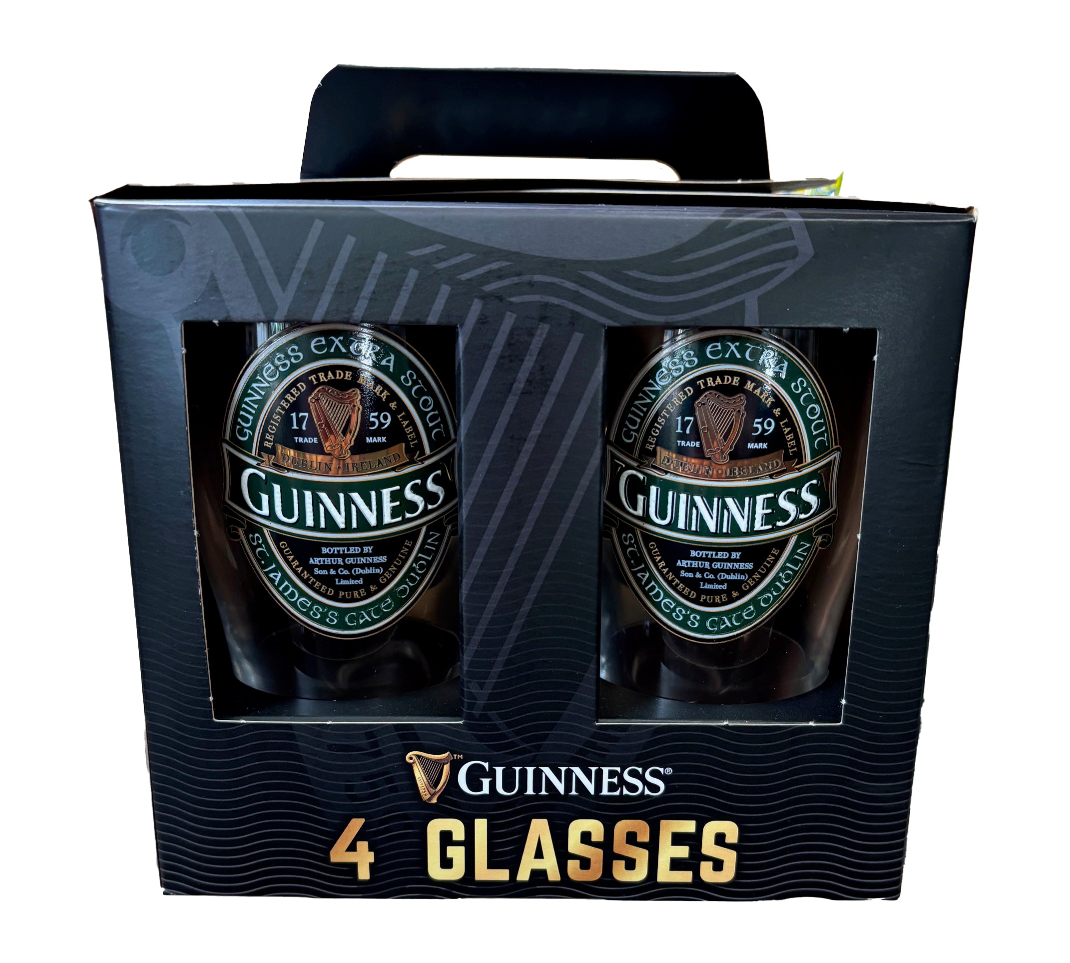 Guinness Ireland Collection Set of 4 Pint Glasses