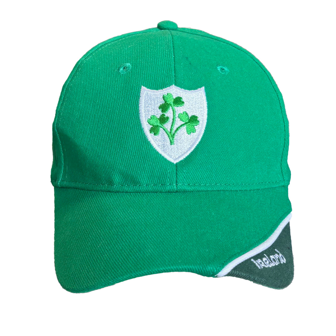 Dolmen Clothing Edge Peak Rugby Shamrock Baseball Kids Cap