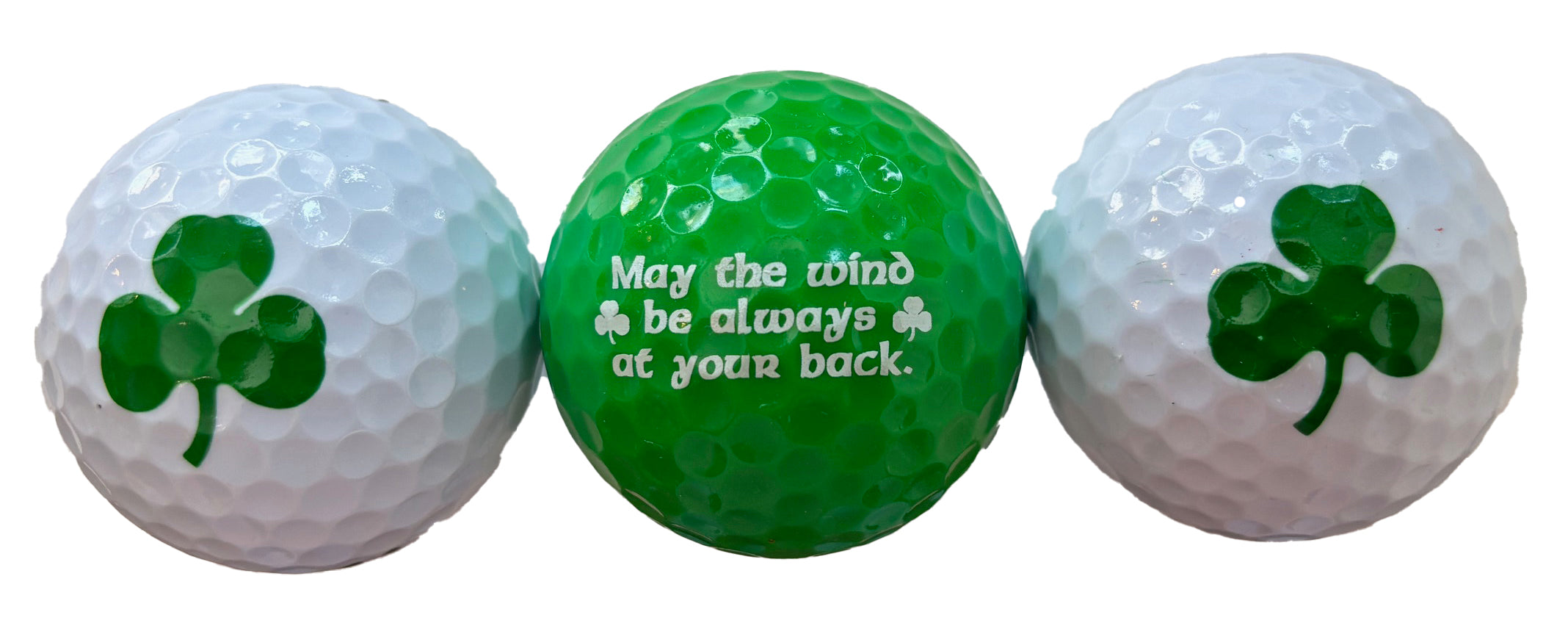 Set of 3 Invicta 1 Irish Themed Golf Balls