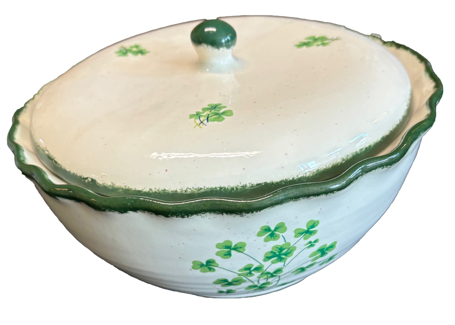 Shamrock Serving Bowl