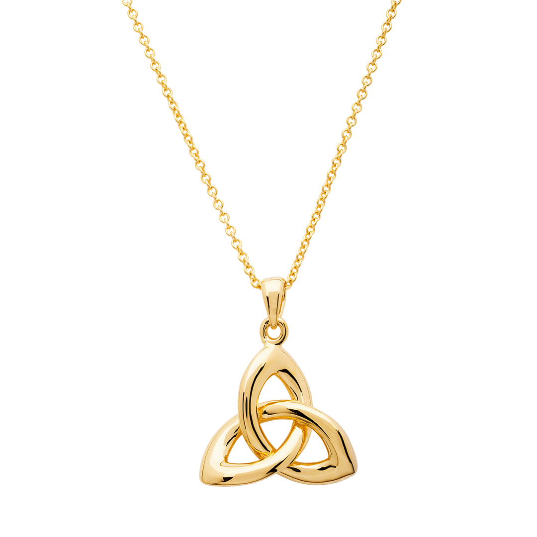 Gold Trinity Knot Necklace